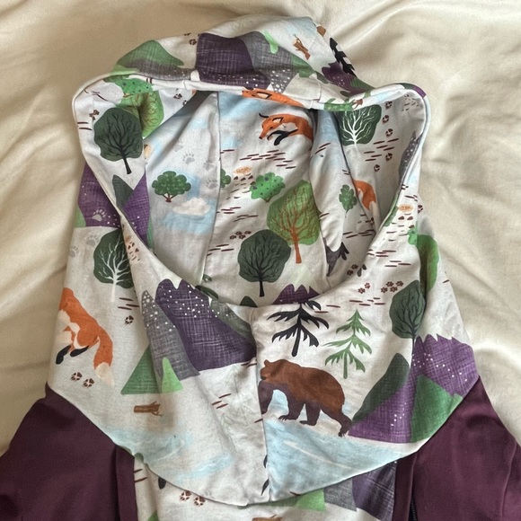 Woodland Animal Nursing Hoody - Picture 2 of 13